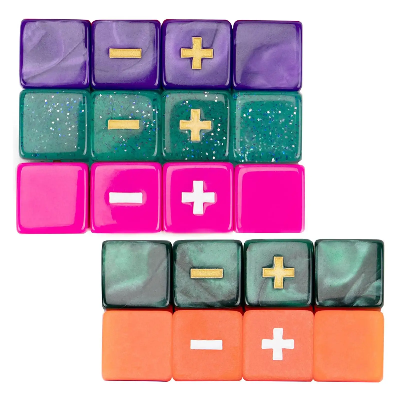 20Pcs Six Sided Dices Learning Activities Educational Gifts Party Favors