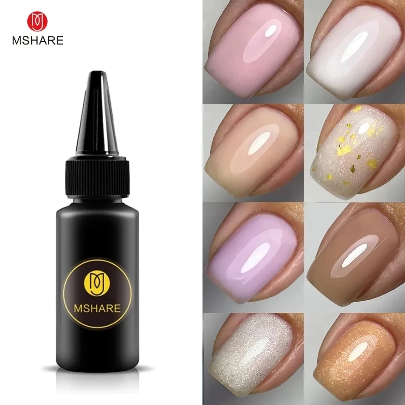 Best of MSHARE 30ml Camouflage Rubber Base Refill 30ml Beige Pink Gel Color Soak Off Nails Gels Varnish Lacquer UV LED Gel Reviews & Tips