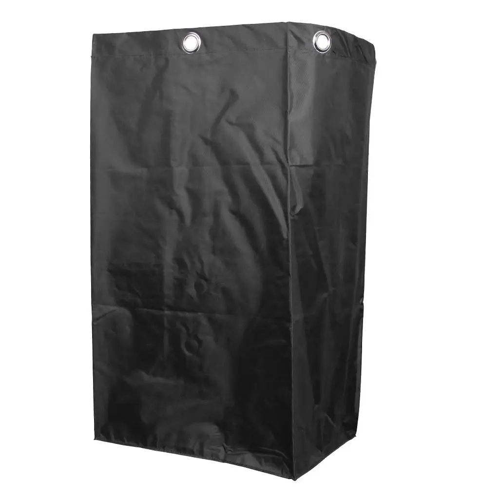 Replacement Bag for Laundry Hamper Trucks Linen Trolley Cart Spare Bag Black