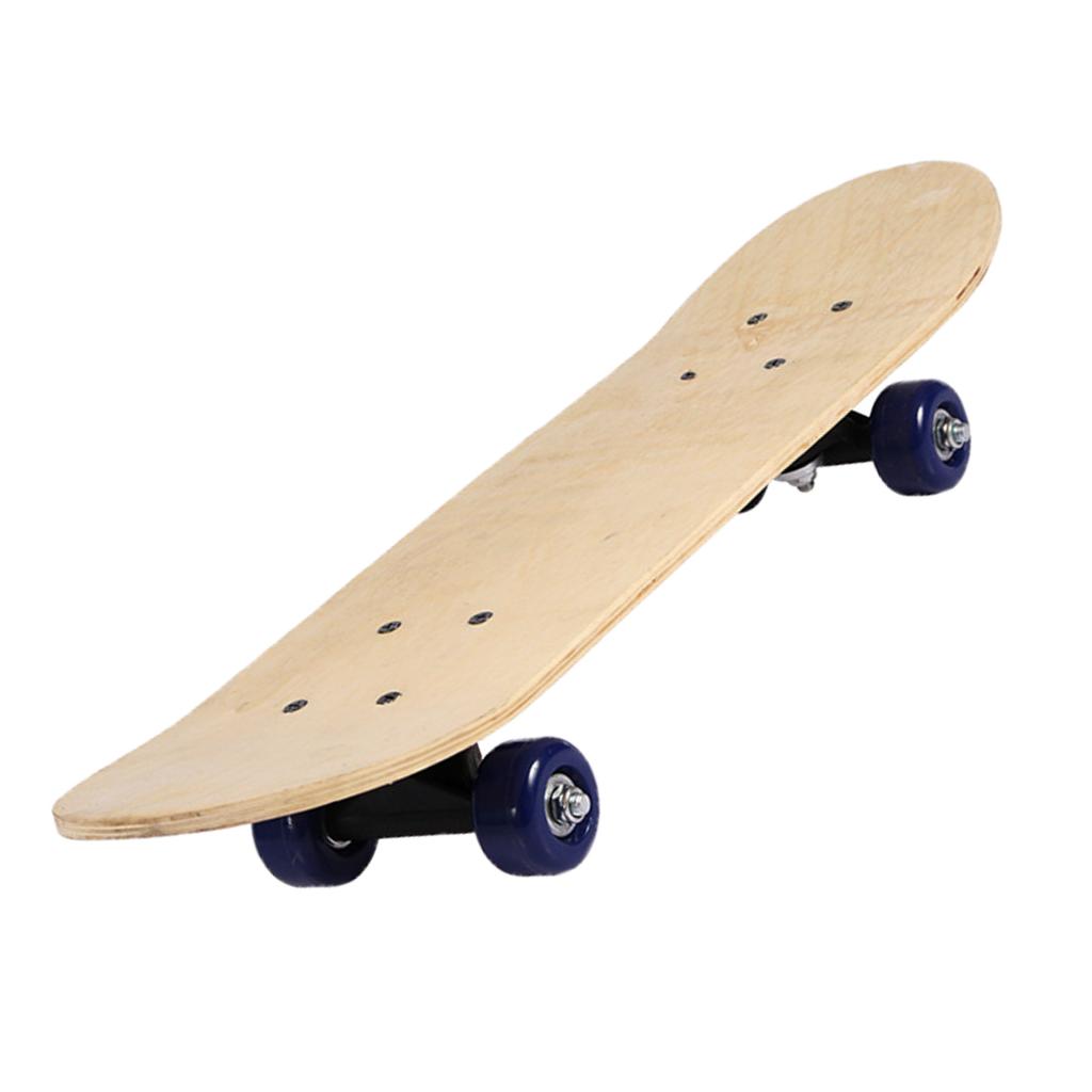 Kids Complete 24Inch Cruiser Blank Decks Pro Skateboard for Painting