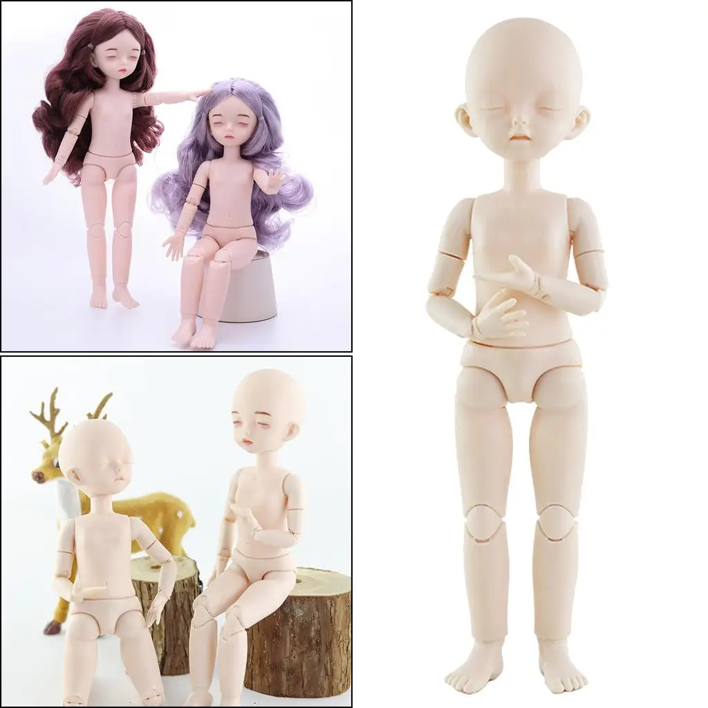 Customized 1/6 scale doll 22 joints Flexible nude model girl