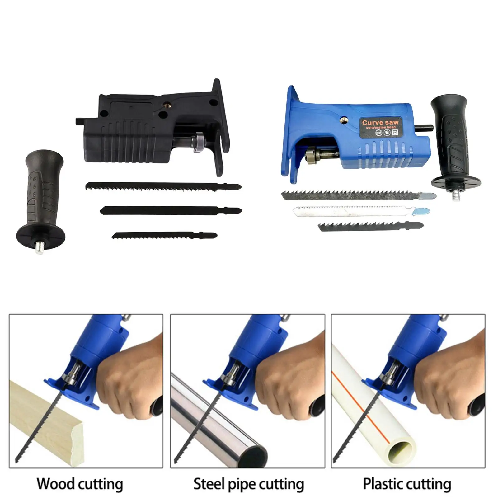 Portable Drill Saw Attachment Utility Tool Reciprocating Saw Attachment for Wood