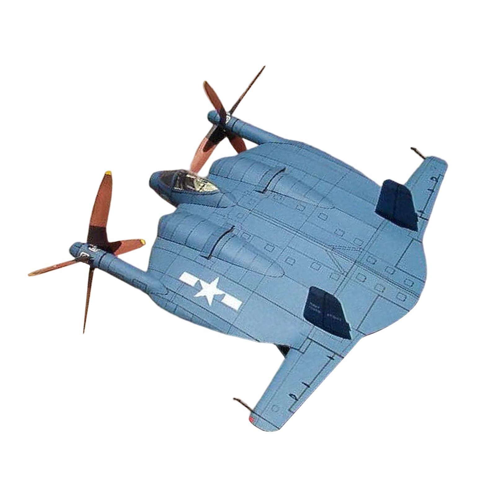 Air Aviation aircraft Plane Paper Model Handcrafts 3D Miniature Fighter Model Toy for Desktop Ornament