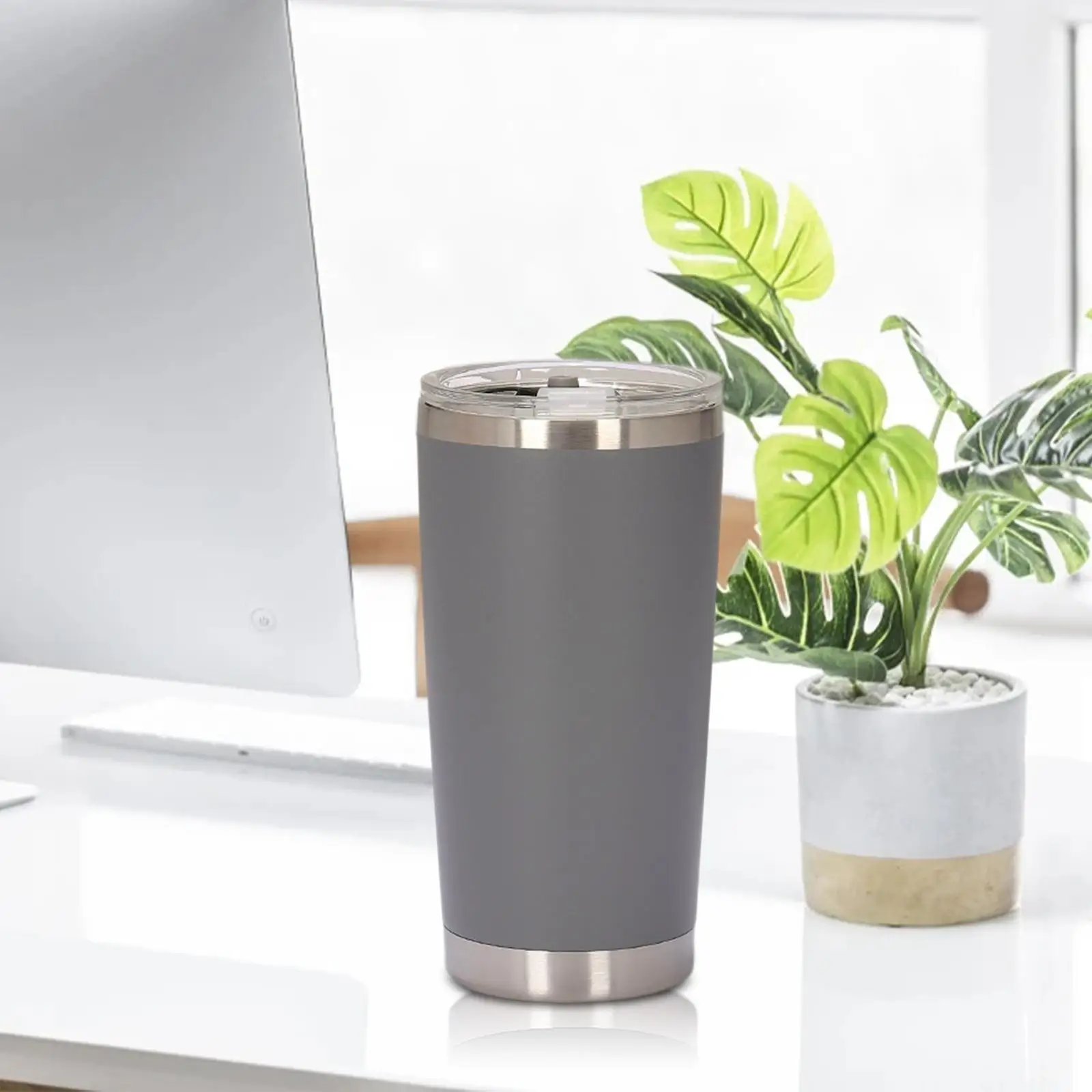 Vacuum Insulated Tumbler W/ Lid Water Coffee Cup Travel Mug for Outdoor