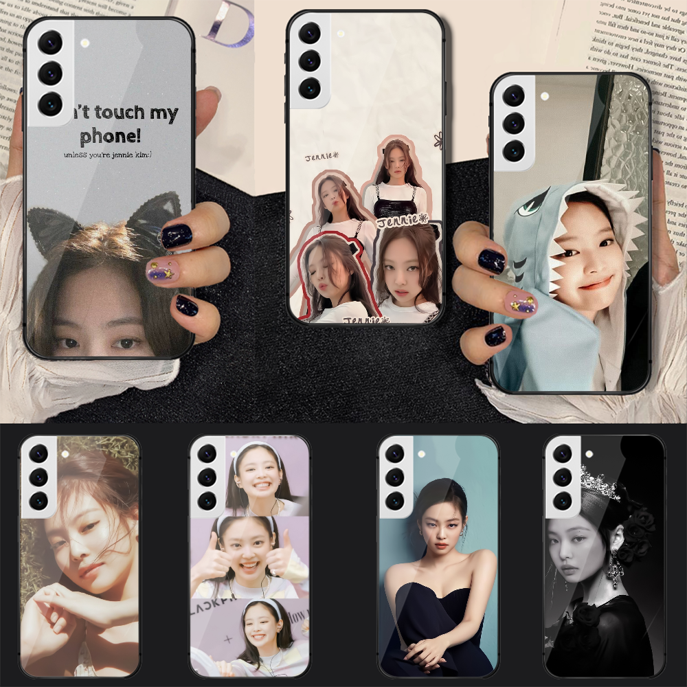 Jennie Kim Kpop корейский чехол для телефона из закаленного стекла для  Samsung Galaxy A S 9 12 13 20 21 22 32 33 Fe 5G Plus Ultra | AliExpress