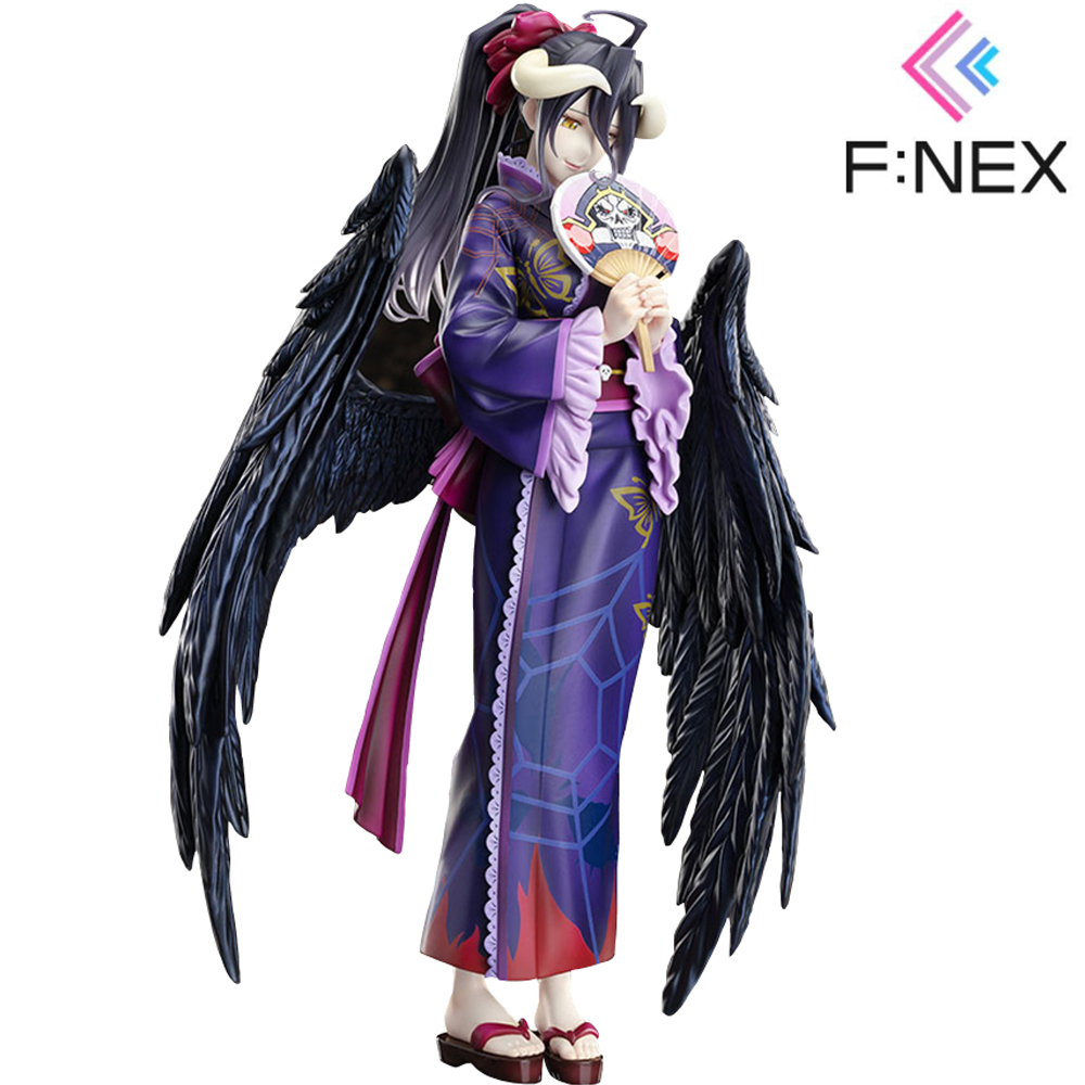 100% Оригинальный Furyu F:NEX Overlord Albedo Yukata Ver. 1/8 фигурка аниме,  оригинальная Коллекционная модель, игрушки, кавайные подарки | AliExpress