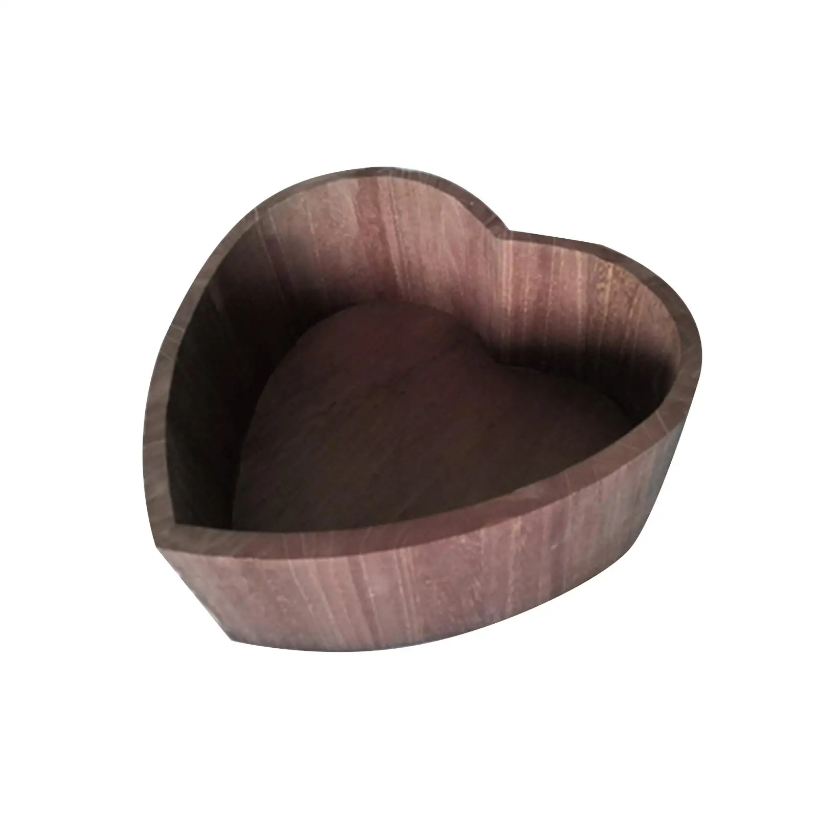 Newborn Infants Photography Props Wood Basin Heart Shaped Accessory Baby Cot