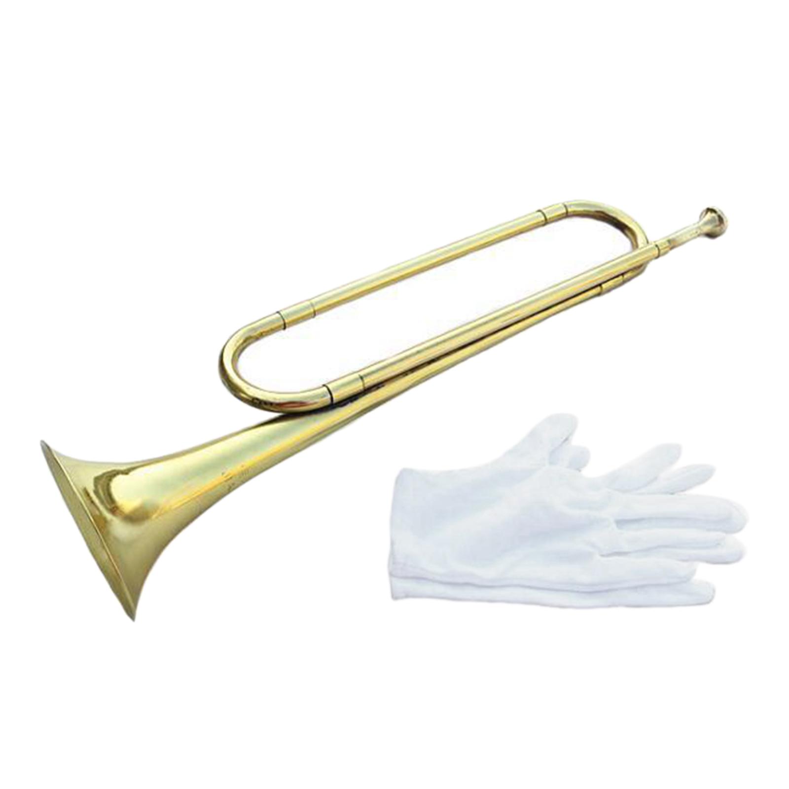 Title 2, Antique Style BB Bugle Brass Cavalry Musical In...