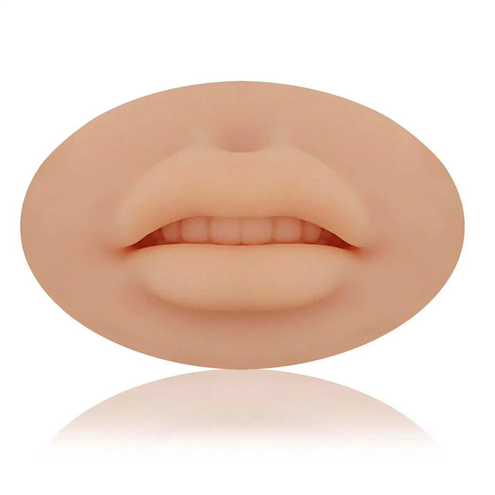 Silicone Lip Model Imitation 3D Permanent Makeup Training Face Mold for Delicate Texture