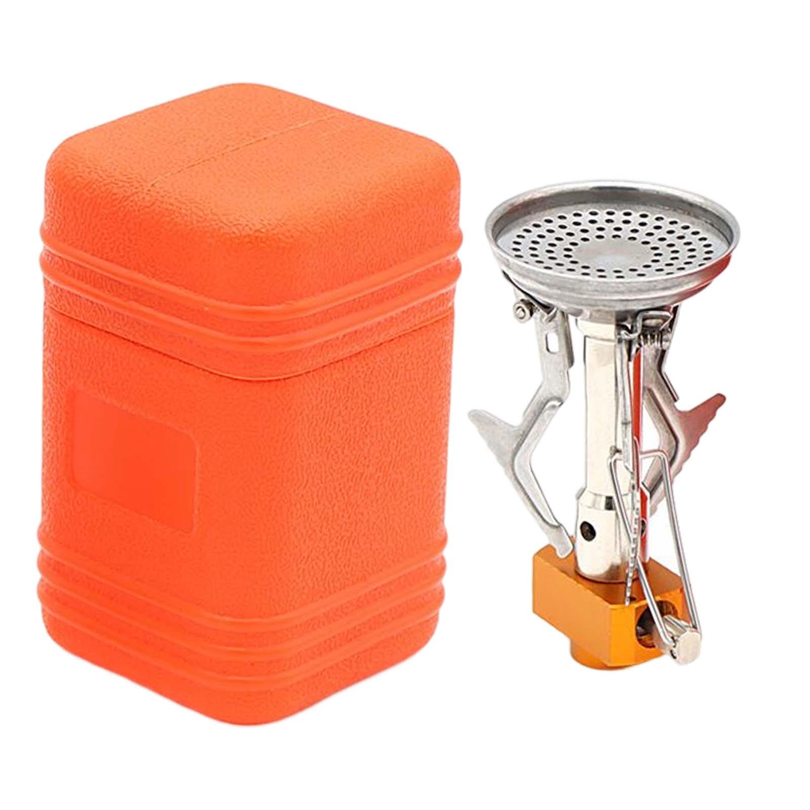 Camping gas Burner Folding Mini Stove Cookware Supplies Cooking Tool Lightweight for Backpacking Outdoor Hiking Cooking