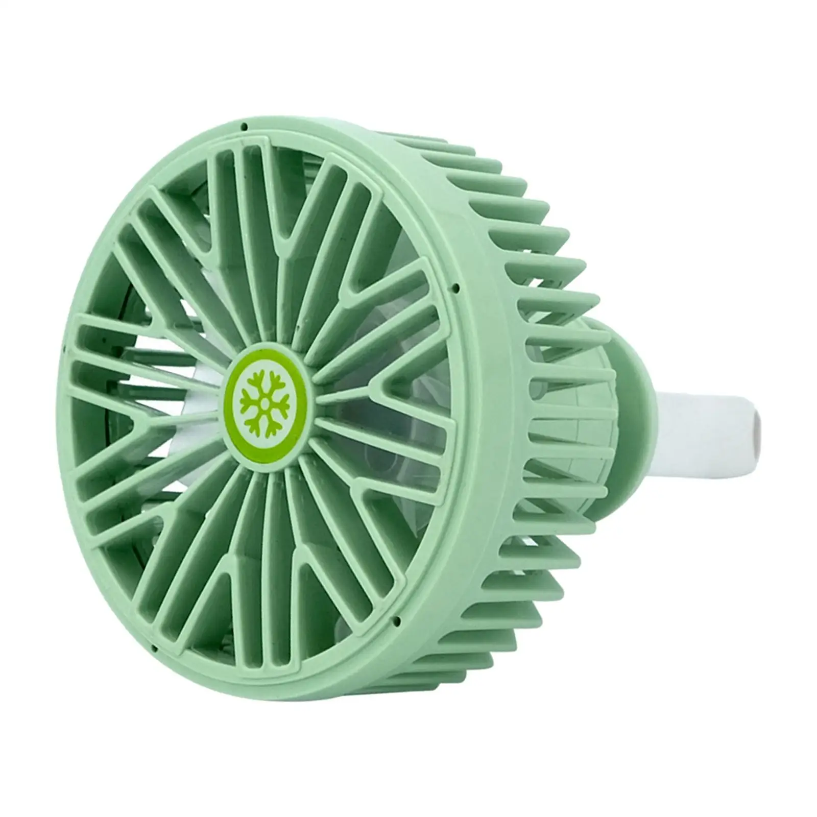 Car Air Vent Fan USB 360 Rotation Firmly Installed with Night Light Durable