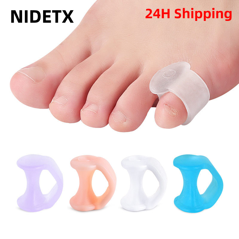 Best of 2pcs=1pair Separator Finger Feet Care Protector Silicone Toe Orthopedic Products Bunion Corrector Hallux Valgus For Pedicure Reviews & Tips