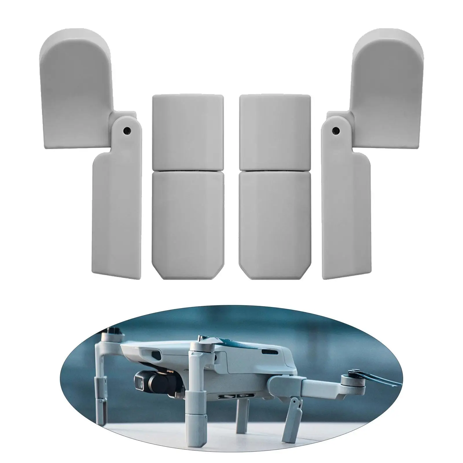 Foldable Heightened Landing Gear for  2 ,Extension Legs Feet Accessories