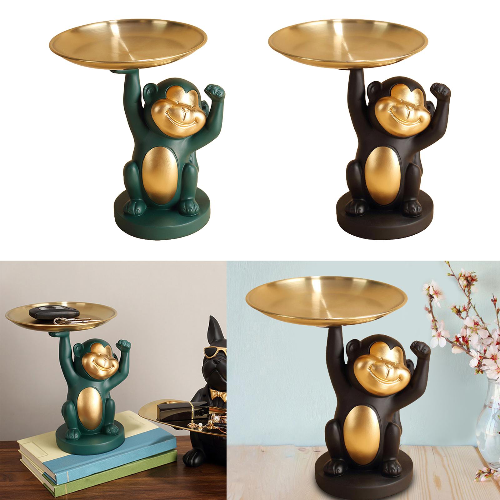 Candy Fruit Tray Cool Monkey Shaped Creative with  Holder Nordic Modern