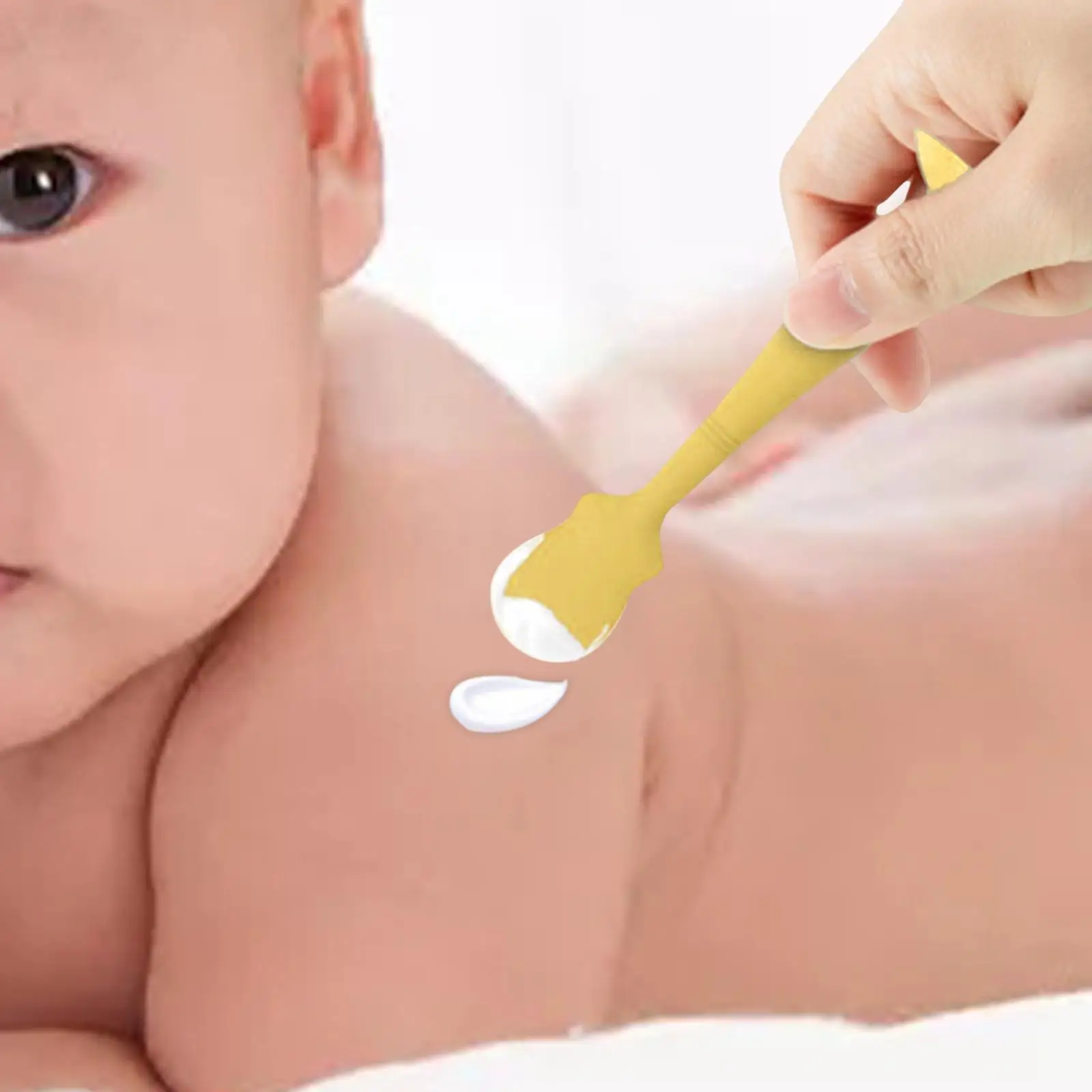 Diaper Cream Spatula Baby Brush Mini Rash Cream Brush Soft Cream Spatula Applicator for Baby Girls Newborn Boys Birthday Gifts