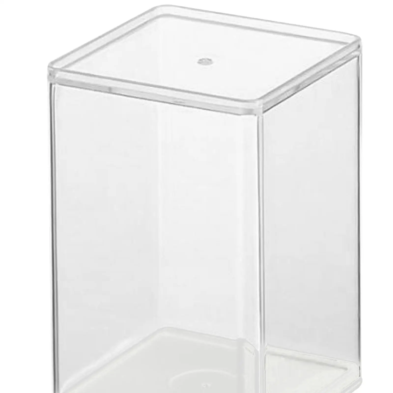Acrylic Display Rack Case Dust Proof Stand Assemble Countertop Box Small Display Cabinet Storage Box for Model Dolls Toys Kids