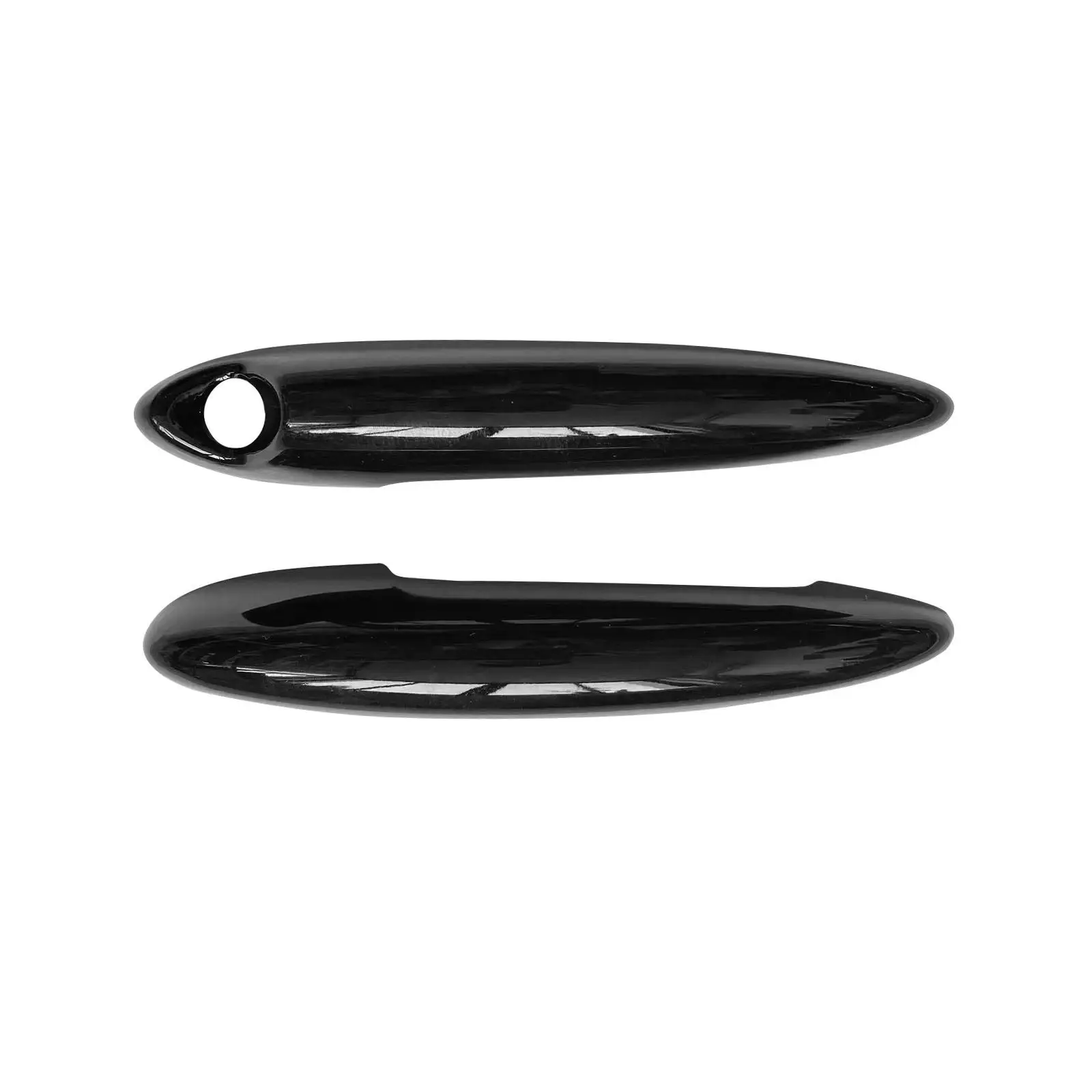 2Pieces Door Handle Cover High performance Gloss Black for Mini Cooper