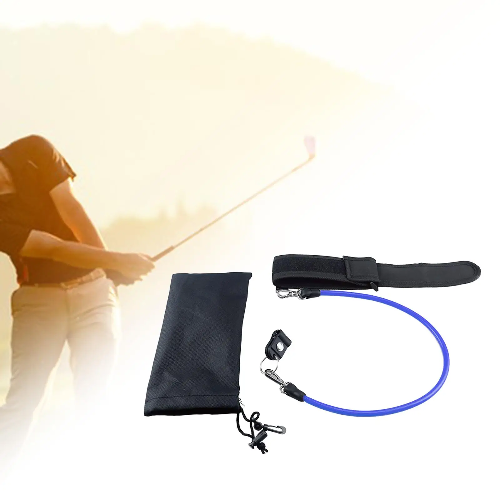 Golf Swing Release Trainer Stretch Rope Portable Correction Tool Training Aid