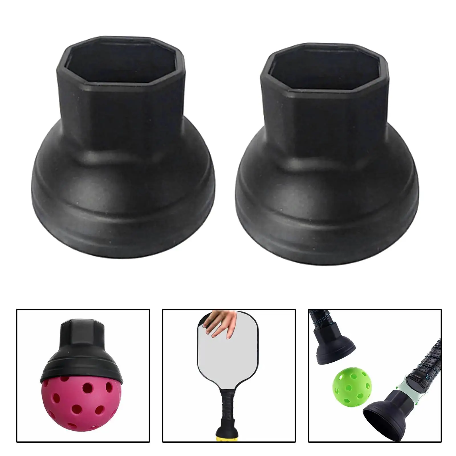 2x Pickleball Picker Suction Cup Pickleball Grabber for Putter Training