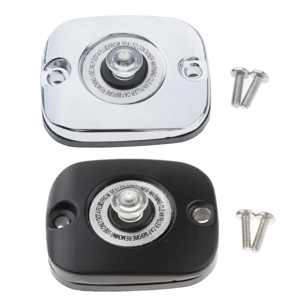 Chromed Smooth FRONT Brake Master Cylinder Cover For  Touring Models