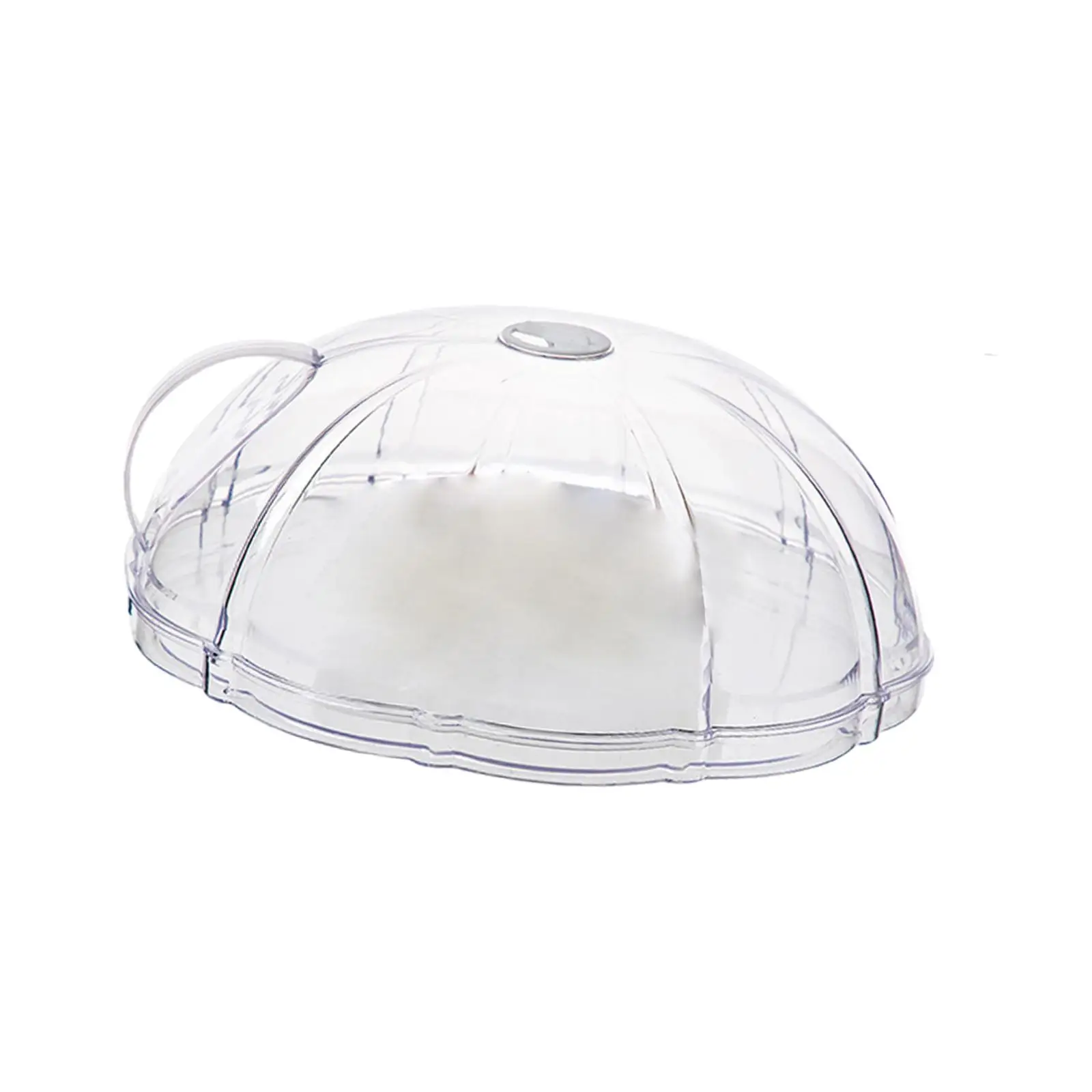 Food Splatter Cover Multipurpose Reusable Kitchen Gadgets with Steam Vents Clear Food Lid for Bakery Party Bread Hot Dishes