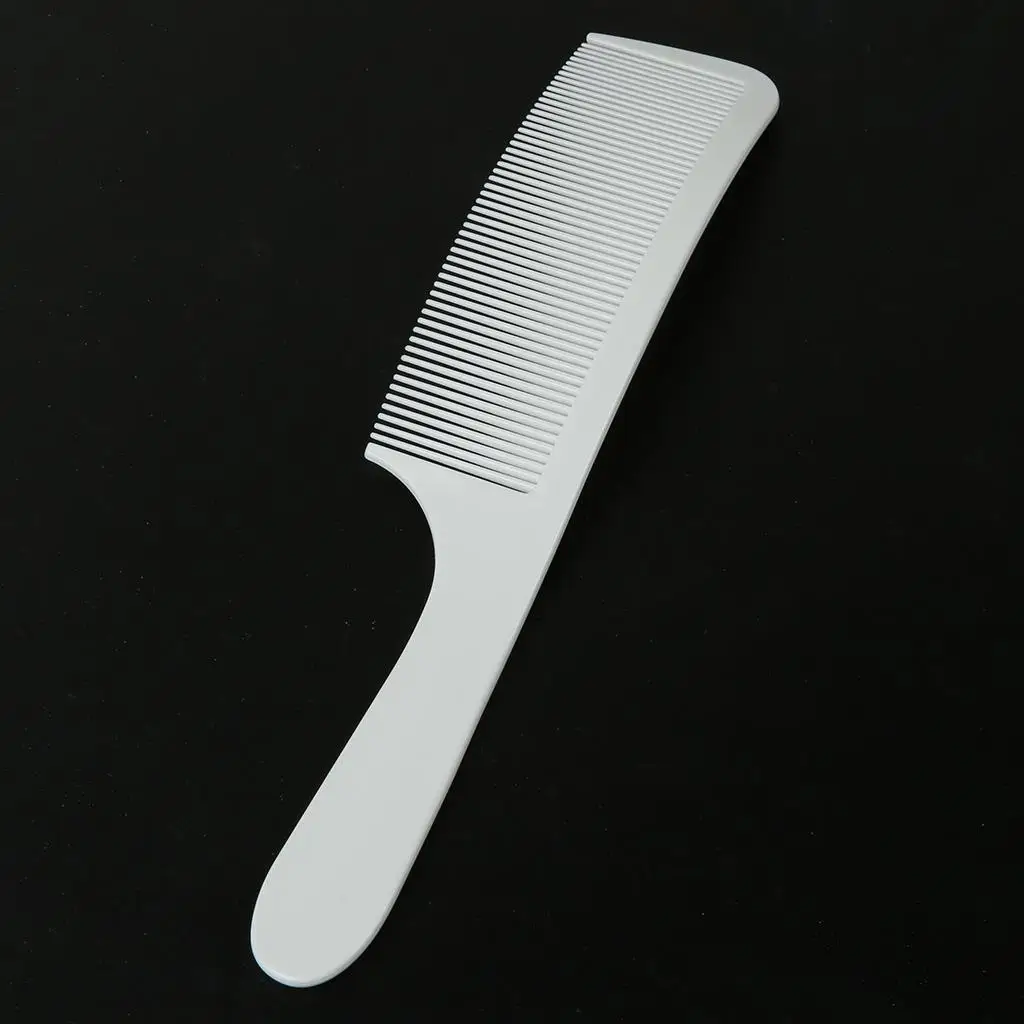 3xCurved Hair  Cutting Comb Barber  Haircut Comb for Men White