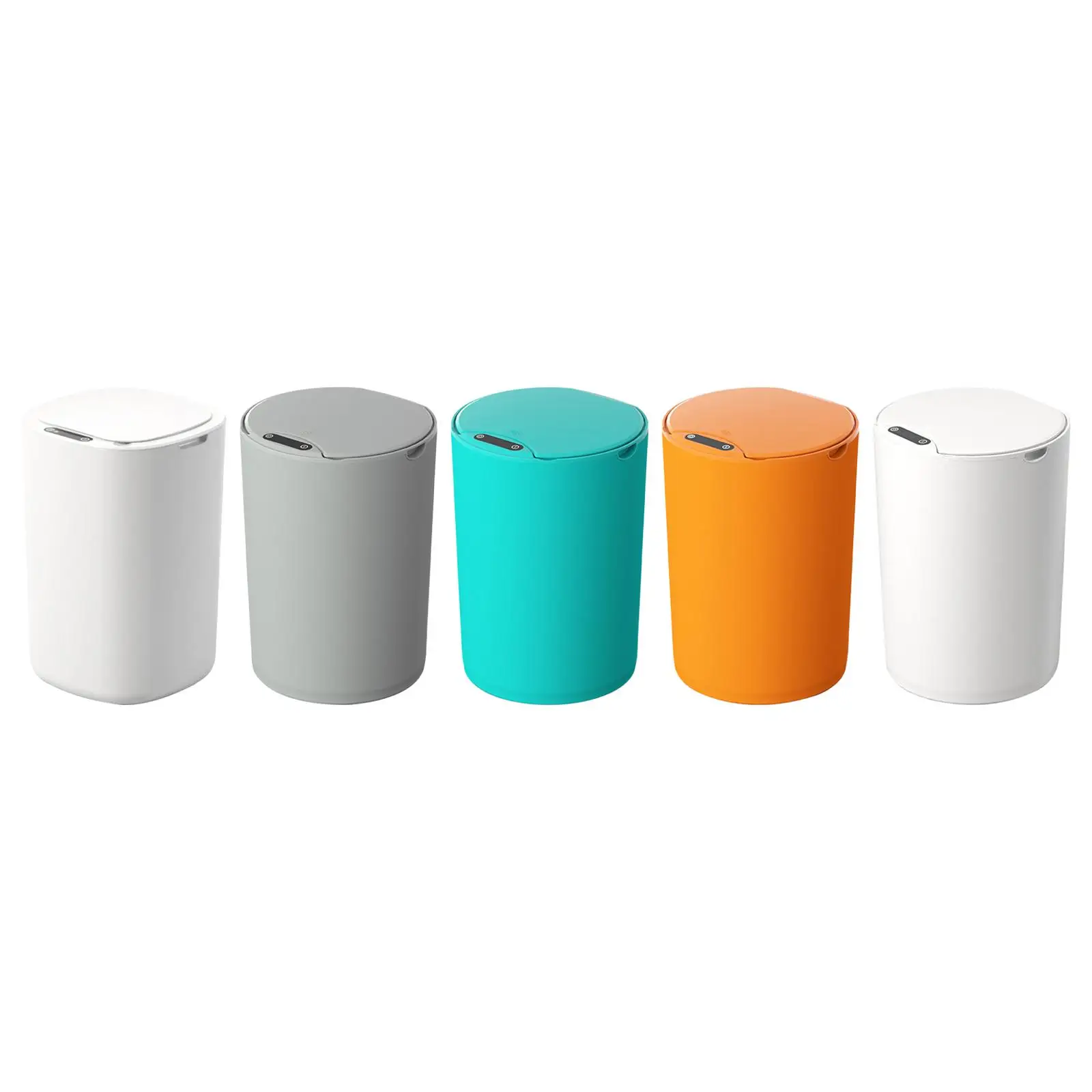 Automatic Trash Can Durable Silent Opening and Closing Multifunctional Smooth Surface Wastebasket Smart Trash Can for Kitchen