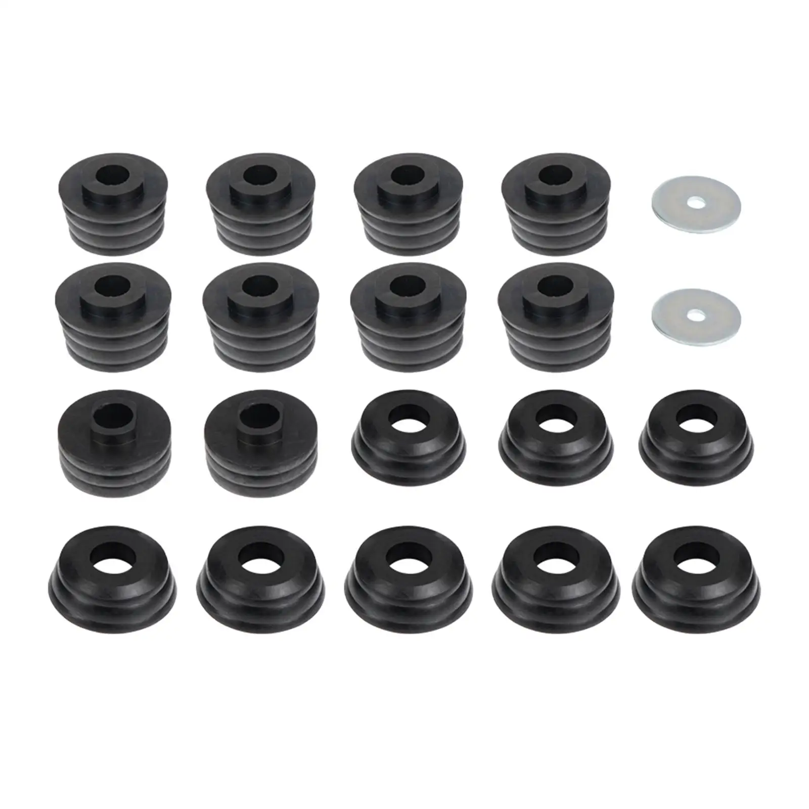 Body Cab Mount Bushing Set Professional Vehicle Durable Body Cab Mounts for Chevy Silverado 1999-2014 Repair Refitting