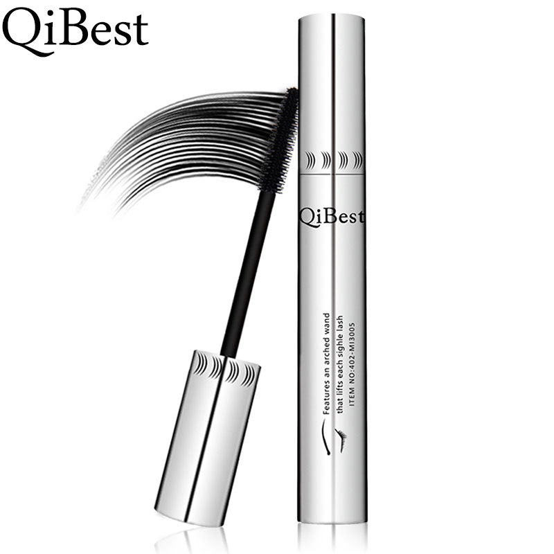 Best of Qibest Silver Tube Waterproof Mascara Make Long & Curl Eyelashes Not Dizzy Easy To Remove Black Mascara Everlong Lasting Reviews & Tips