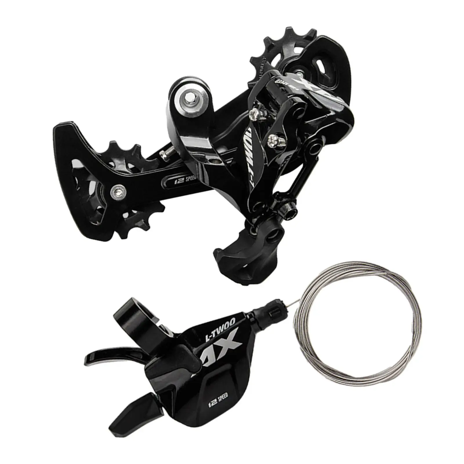 Mountain Bike  Rear Derailleur Long Cage Aluminum Alloy & Shifter