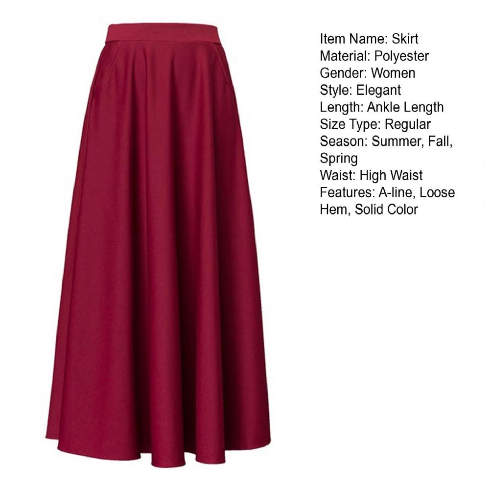 Title 27, Elegant Women Maxi Skirt High Waist Tummy Contr...