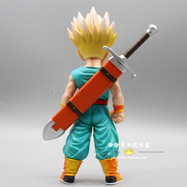 Filho Gohan Trunks Goten Figuras De Ação Anime Bonecos De Bola De Dragão  Brinquedos - Escorrega o Preço