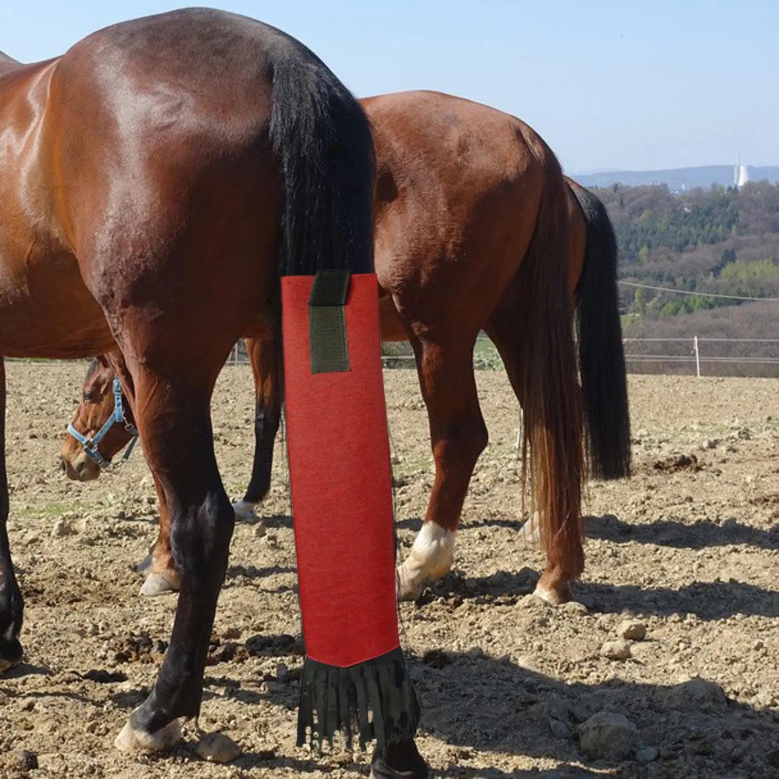  Guard  Keep The Tail Clean Horse Ponytail Non Slip Tail Wrap Tail Decoration for Horse  Equestrian Equipment