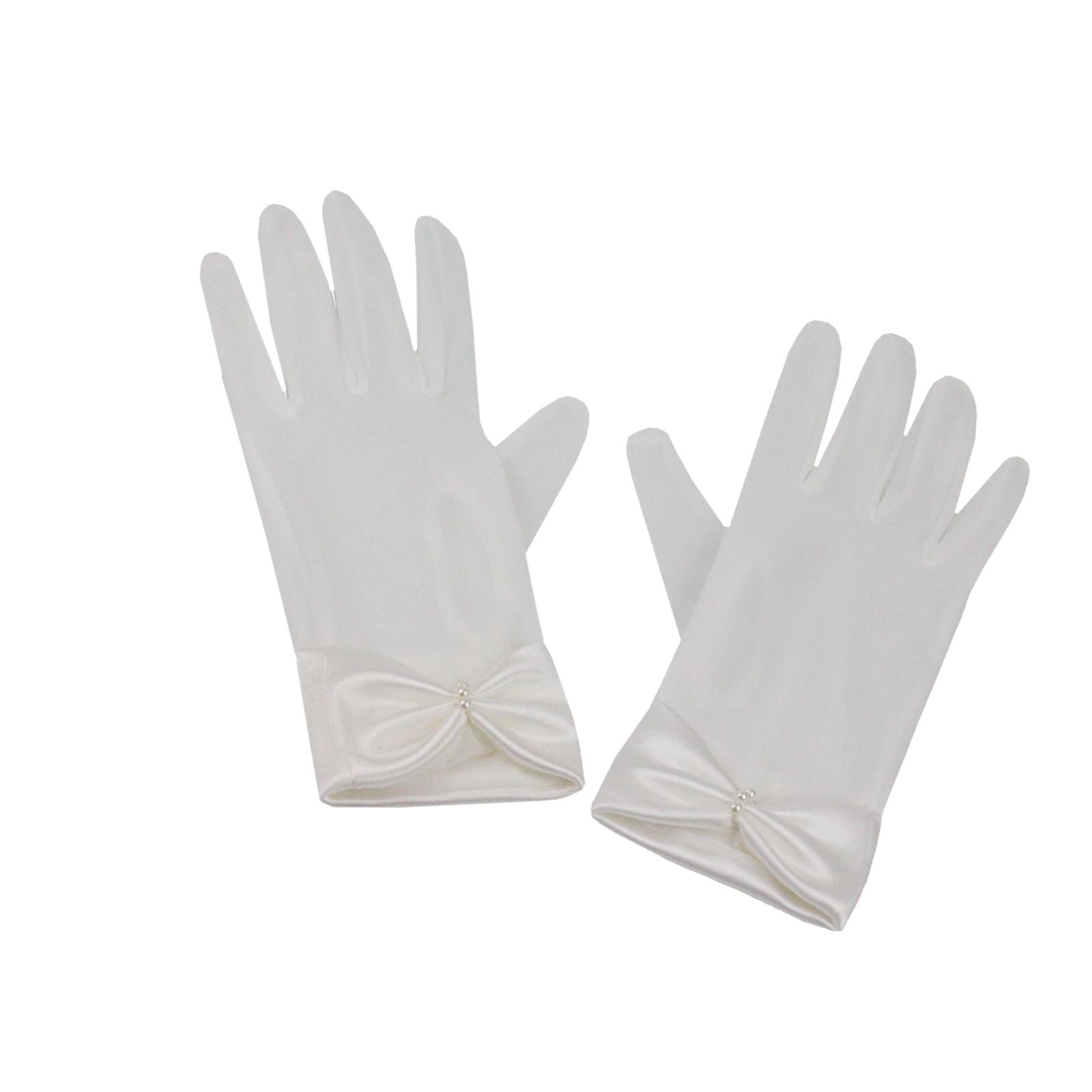 Wrist Length Gloves Party Gloves Props Costume Accessories 2 Pieces Short Gloves for