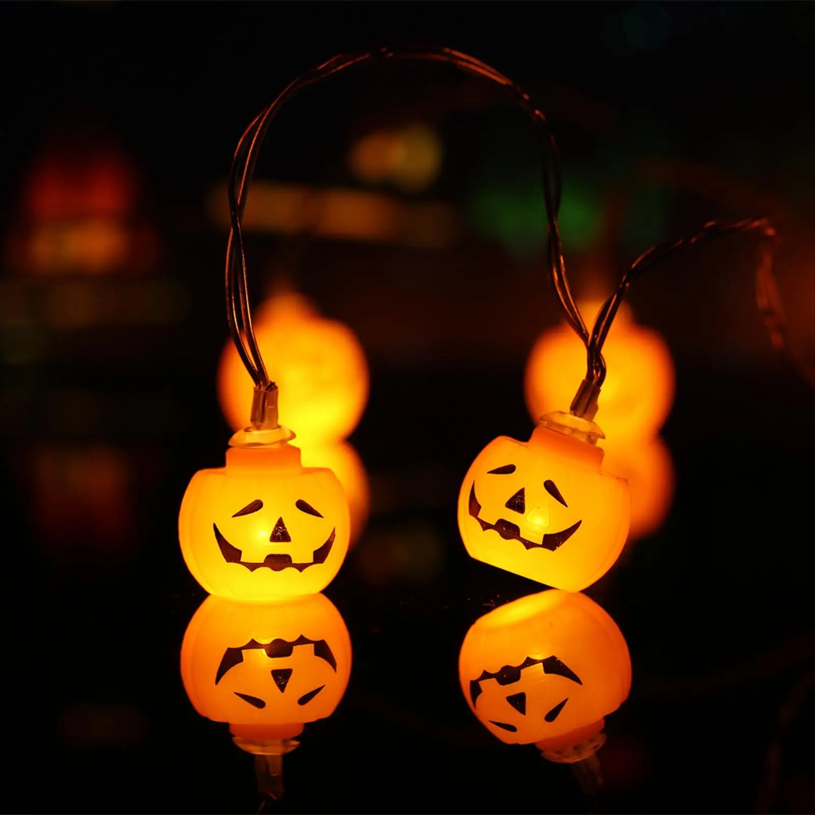 Halloween String Light Battery Operated Lamp DIY Fairy Lights Scene Layout Props for Porch Garden Indoor Outdoor Farmhouse Decor