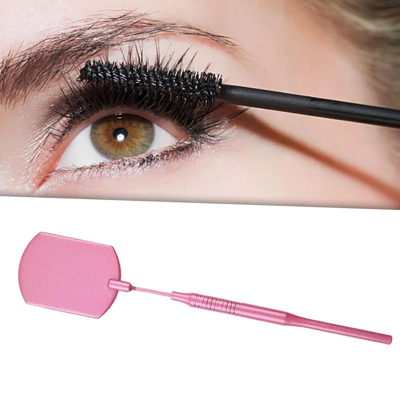 Eyelash Mirror Lash Tool Square Mirror Professional for Women Girls Detachable Easily Adjust to Any Angles Eyes Makeup Supplies