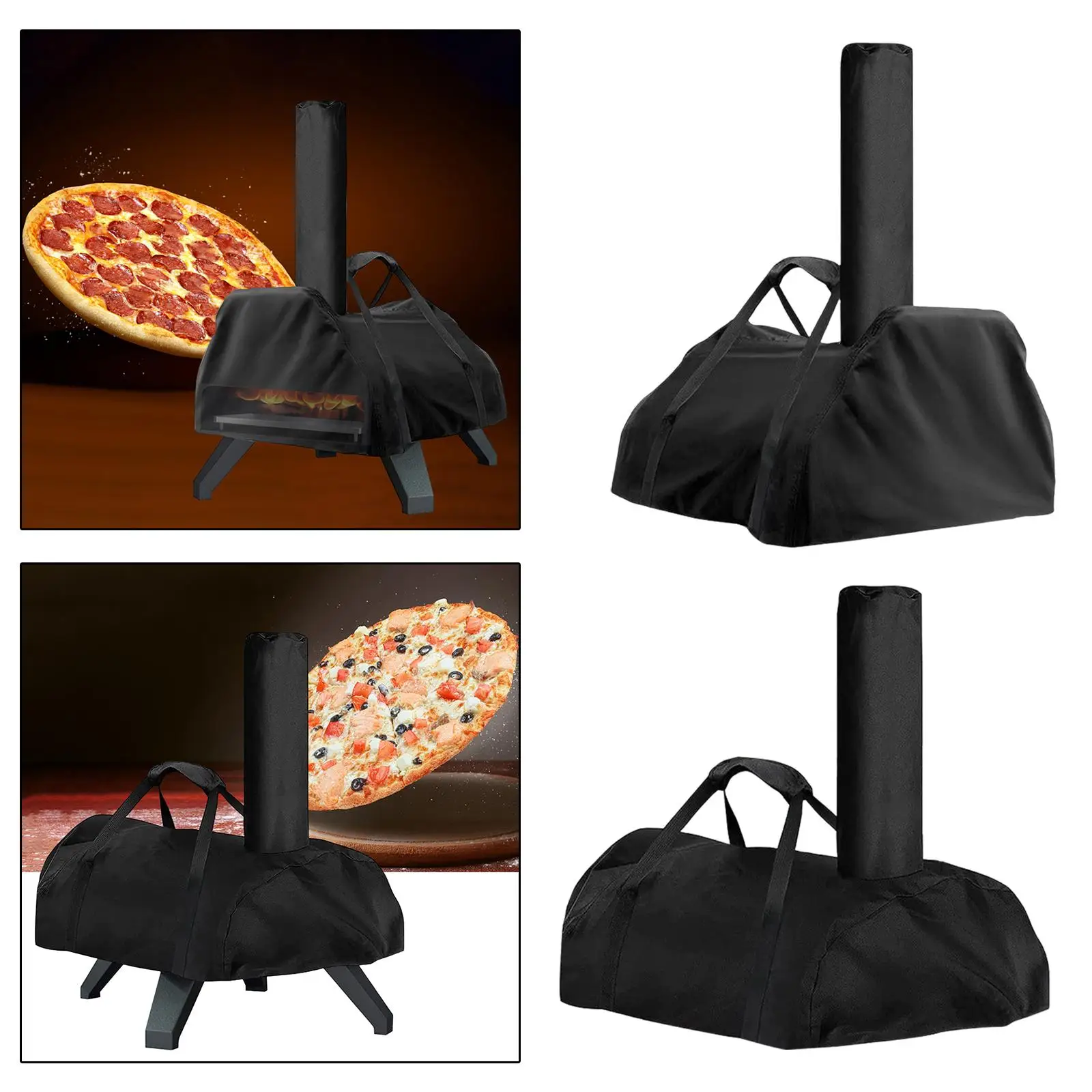 Outdoor Pizza Oven Cover Fittings Dustproof Waterproof Durable Portable Supply for Household Camping Traveling RV Trip