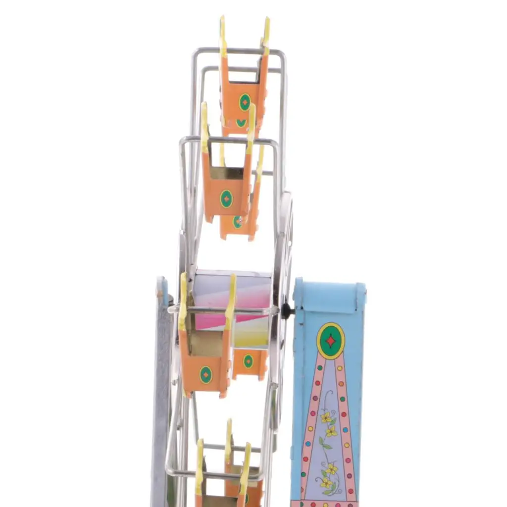Musical Ferris Wheel V2 Wind Up Tin Toy  Tin Plate Toy Clockwork 