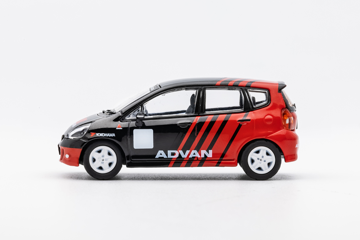 GCD 1:64 Honda Fit Sport Fit Generation 1 GD синий/розовый/Advan модель  автомобиля | AliExpress