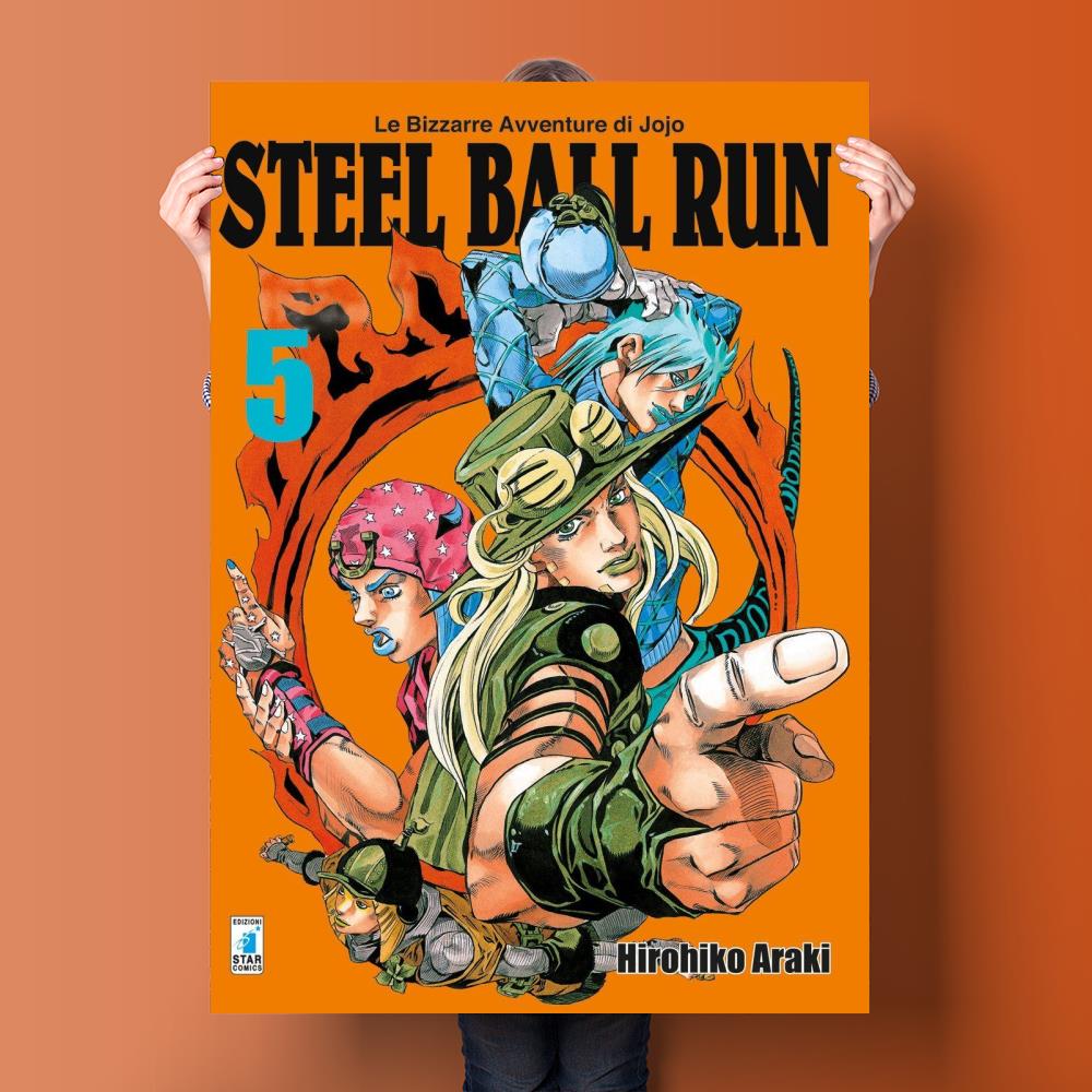 Настенный плакат jojo steel ball run, аниме видео игра, холст, современные  украшения для всей семьи, спальни