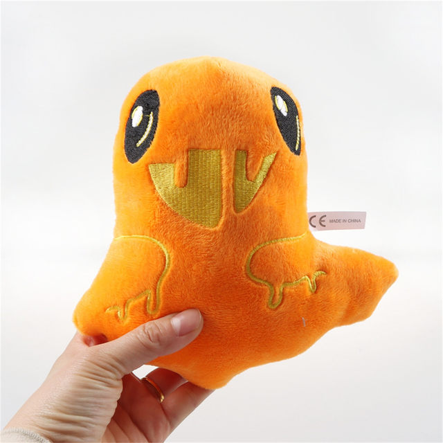 18cm Scp-999 Plush Toy Tickle Monster Kawaii Orange Anime Cartoon Character  Plushie Soft Stuffed Animal Toys Gift For Kids