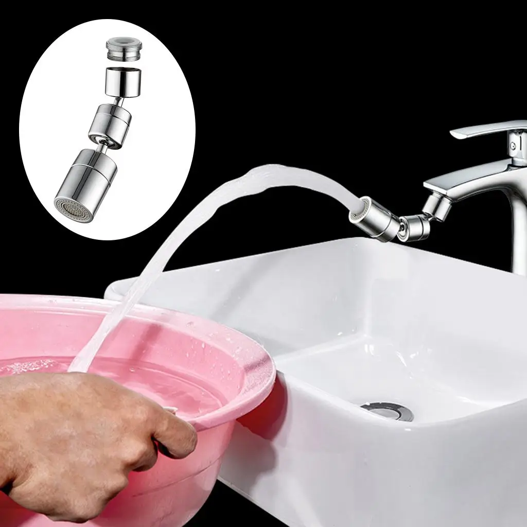Swivel Rotating Faucet Moveable Kitchen Tap Head Adapter