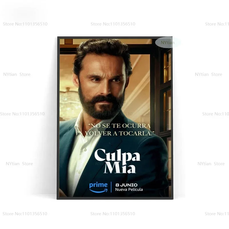 vMy Fault Culpa Mia 2023 Movie Film Modern Poster and Prints Wall Art Picture Canvas Painting For Living Room Home Decor