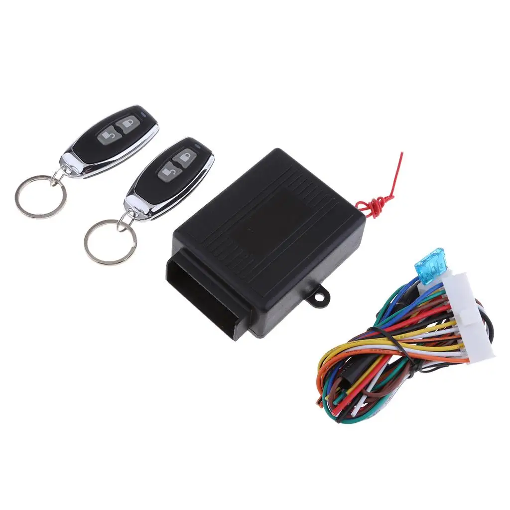 Car Remote Kit Door Lock Entry System Alarms,Black