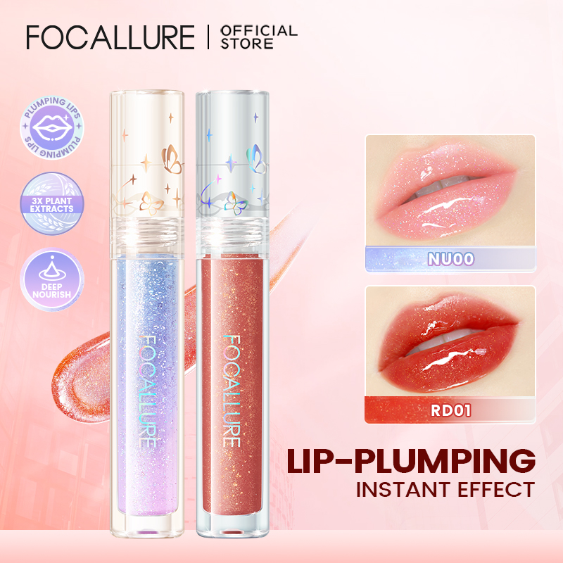 Best of FOCALLURE Glitter Shimmer Lip Gloss Long-lasting Moisturizing High Pigment Plumping Liquid Lipstick Lip Glaze Makeup Cosmetics Reviews & Tips