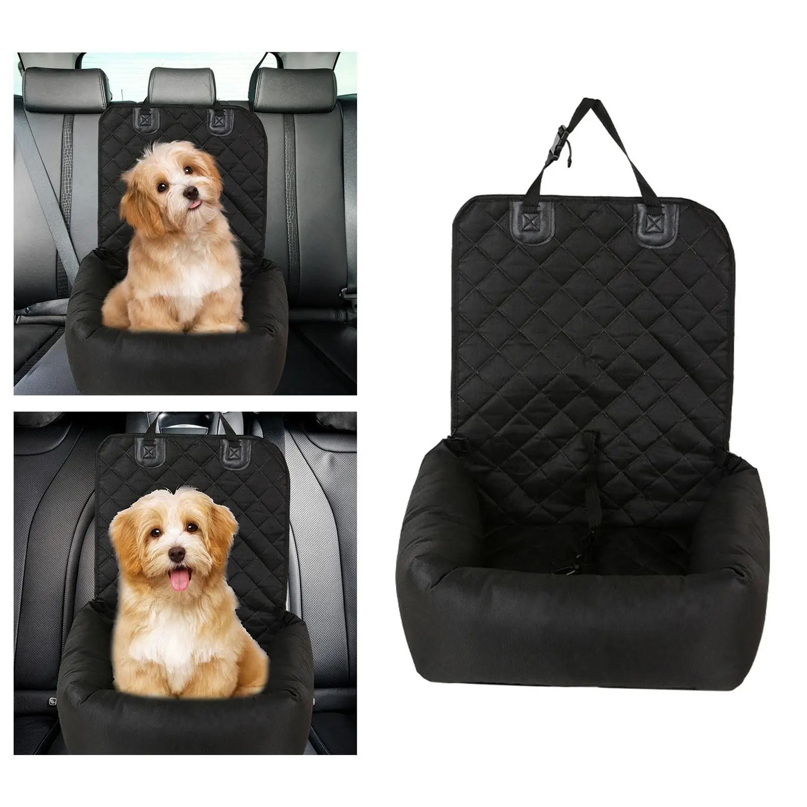 Dog Car Seat Car Console Dog Seat Breathable Soft Seat Comfortable Stable Pet