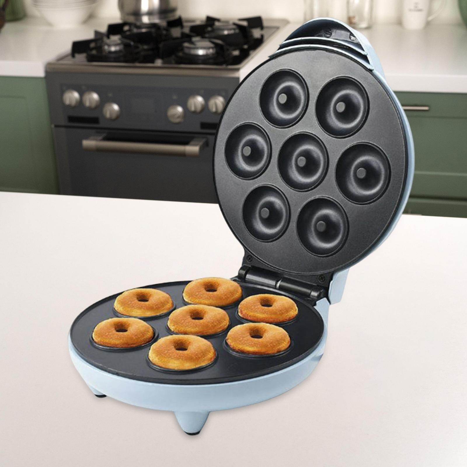 Donut Maker Machine 1200W Waffle Doughnut Machine for DIY Coffee Shop Snack