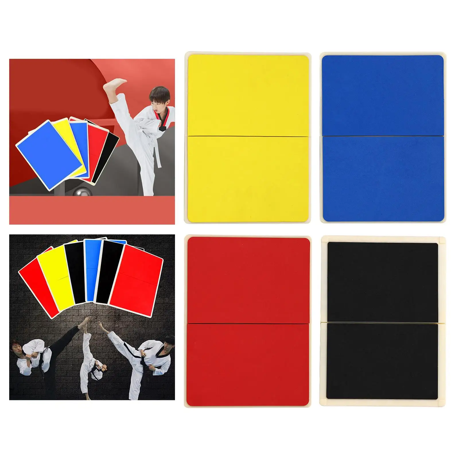 Reusable Taekwondo Breaking Boards for Kids Martial Arts Training Equipment for Karate Kids Adults