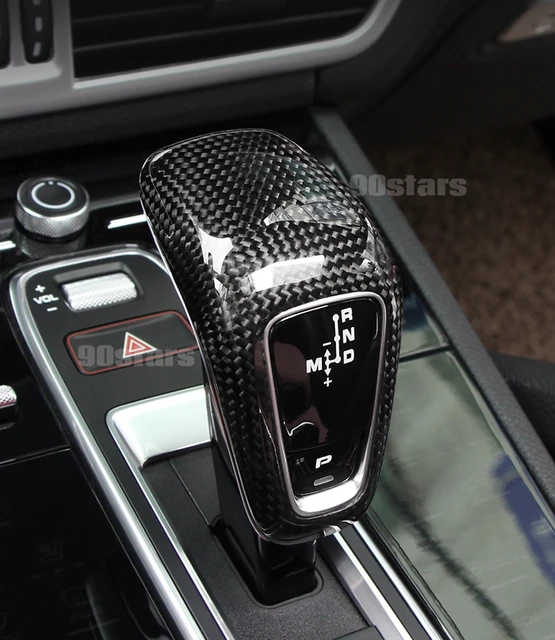 For Porsche Panamera 971 Cayenne 9YA 2017 2018-2020 Replacement Style Car  Accessories Carbon Fiber/ABS Gear Shift Knob Cover