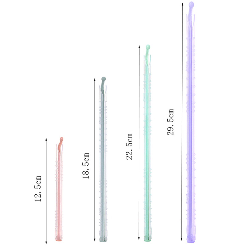 Description Picture 3 of itemPlastic Bag Clips Food Sealed Sticks Kitchen Food Snack Grip Organizer Bag Seal Clip Rod Moisture-Proof Storage Clamp